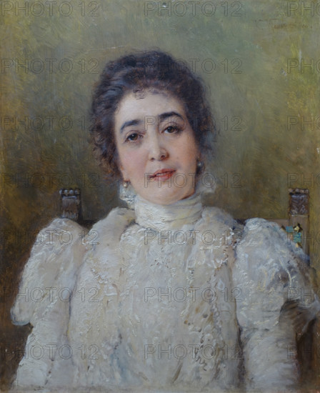 Portrait of Raisova Raisa Mikhailovna (1869-1921)