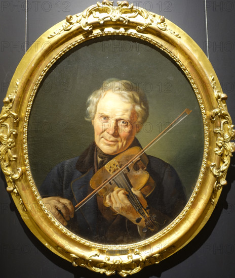 Portrait of the virtuoso violinist Lipinski in old age