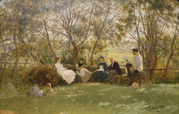 On a Turf Bench