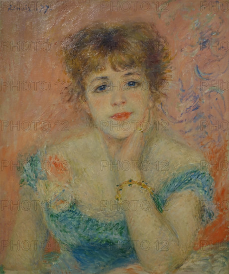 Portrait of the actress Jeanne Samary