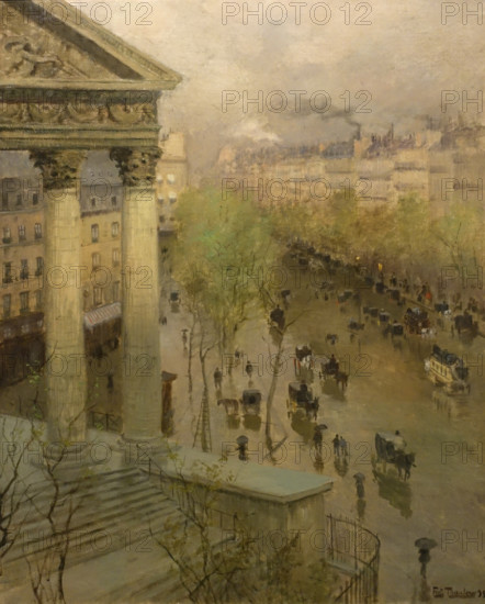 Boulevard  de la Madeleine in Paris