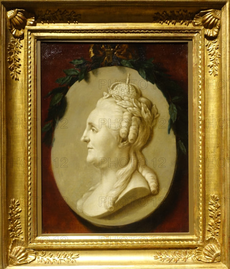 Portrait of Empress Catherine II  in the form of a bas-relief