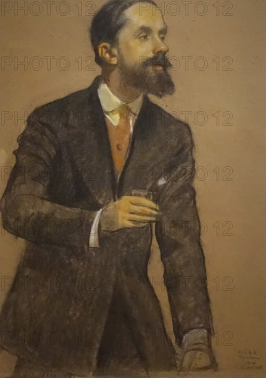 Portrait of the artist Ivan Yakovlevich Bilibin (1876-1942)