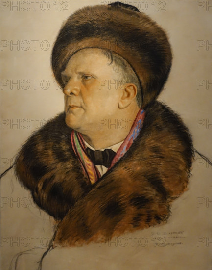 Portrait of Fyodor Ivanovich Chaliapin (1873-1930)