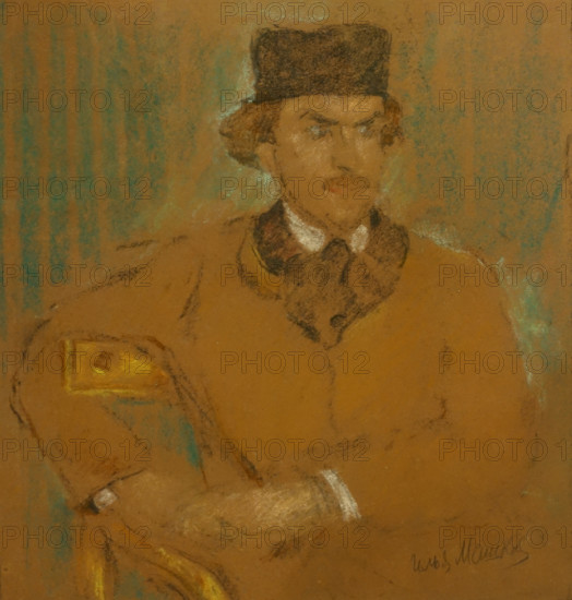 Portrait of artist and art critic Sergey Lobanov (1887-1943)