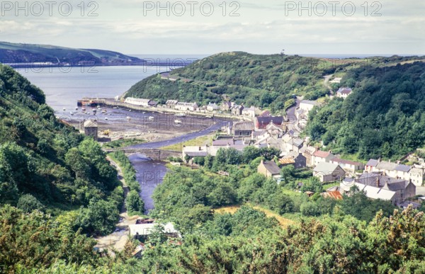View looking down to coast and Lower Town.