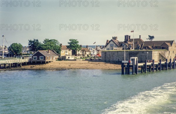 View from ferry looking back at Yarmouth.