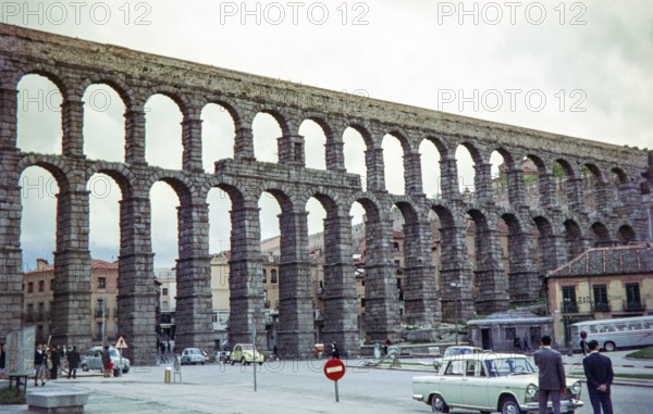 Roman aqueduct of Segovia.