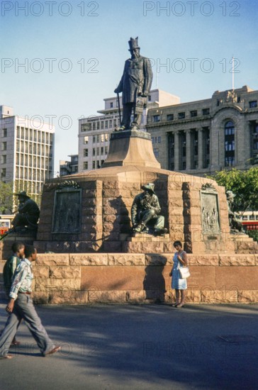 The Paul Kruger statue in Pretoria's Church Square depicts Paul Kruger, the influential Boer political and military leader and President of the South African Republic from 1883 to 1900. Sculpted by Anton van Wouw in 1896