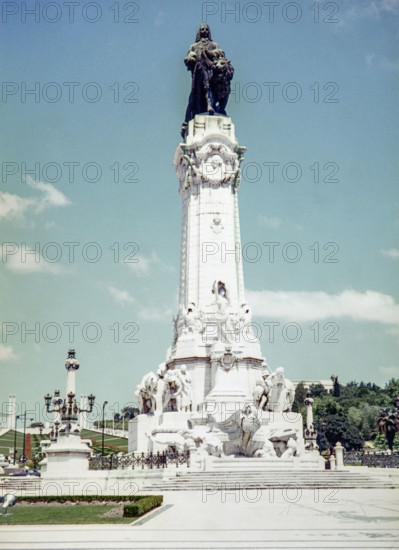 The Monument to the Marquv™s de Pombal in Lisbon, Portugal.