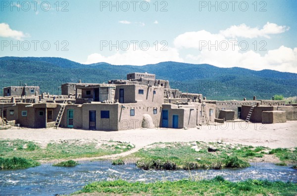 Adobe Wonders of Taos Pueblo, 1976