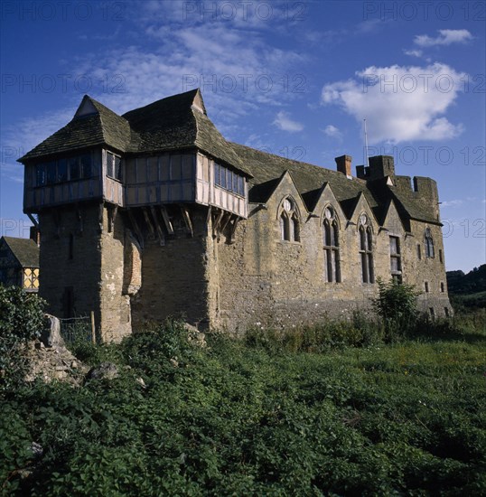 ENGLAND, Shropshire, Stokesay Castle Near Craven Arms