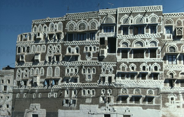 YEMEN, Sana’a, NOT IN LIBRARY Traditional buildings