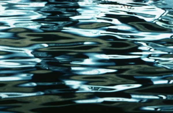 WATER, Ripple, Reflection, "Detail of ripples and reflections in Lake Como, Italy."