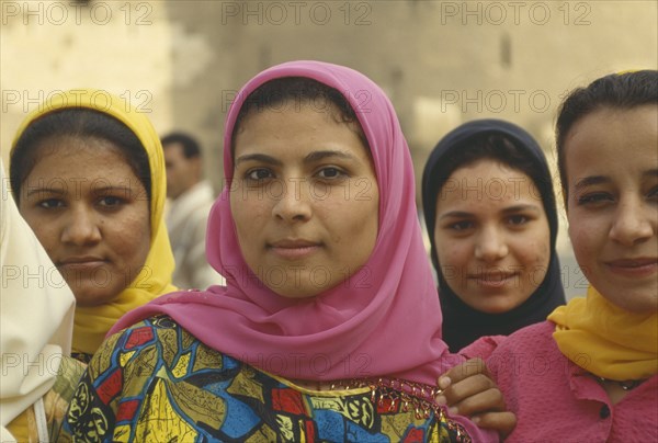 EGYPT, Cairo, Portrait of Muslim Girls