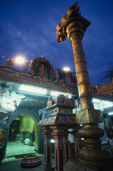 THAILAND, Bangkok, Sri Mariamman Hindu Temple on Silom Road