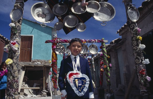 BOLIVIA, Potosi, Fiesta de San Bartolome (Chu'tillos)