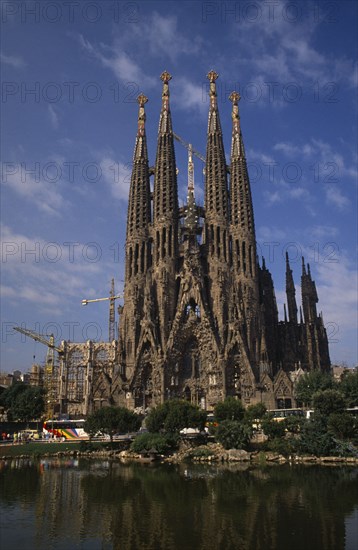 SPAIN, Catalonia, Barcelona , Sagrada Familia