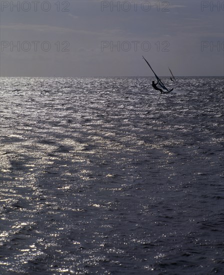 USA , North Carolina , Pimlico Sound , Windsurfing