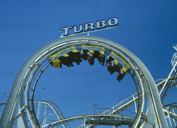 ENGLAND, East Sussex , Brighton, Brighton Pier Turbo Rollercoaster