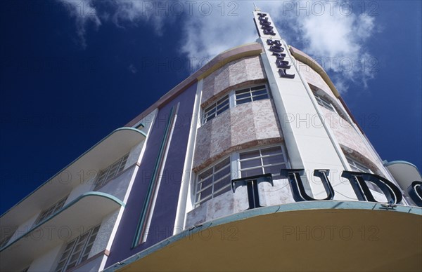 USA, Florida, Miami Beach, Art Deco Hotel