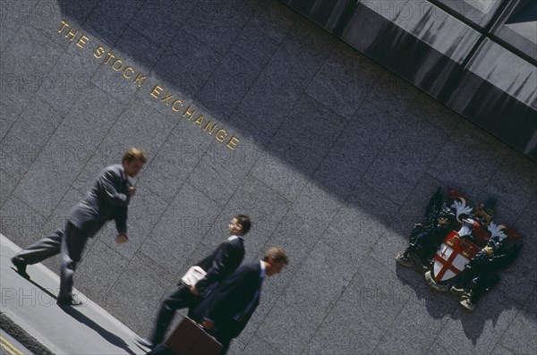 ENGLAND, London, London Stock Exchange exterior.