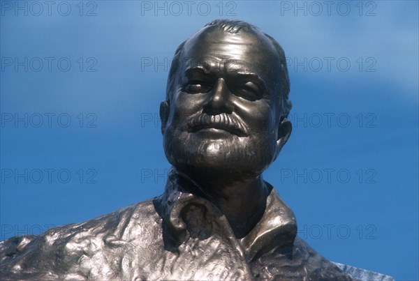 CUBA, Havana Province, Cojimar, Ernest Hemmingway statue