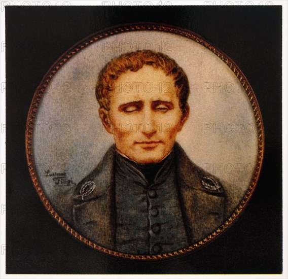HANDICAP, Eyes, Blind, Portrait of Louis Braille