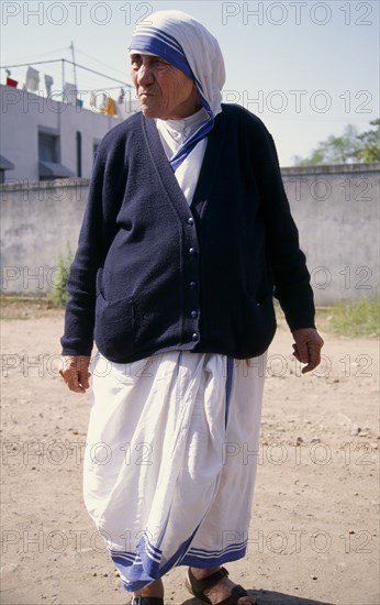 INDIA, West Bengal, Calcutta, Mother Teresa