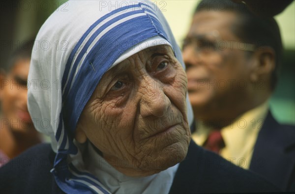 INDIA, West Bengal, Calcutta, Mother Teresa