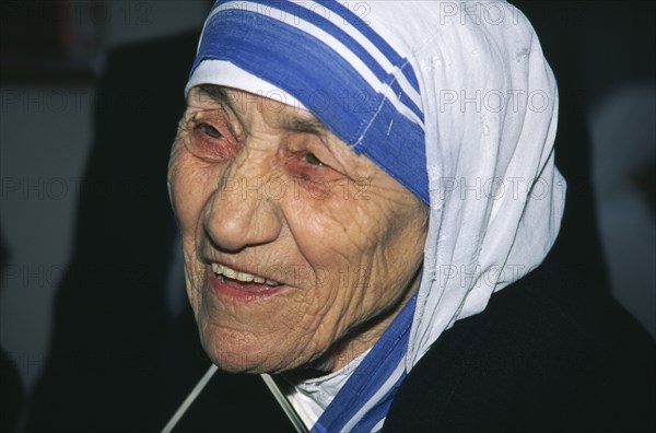 INDIA, West Bengal, Calcutta, Mother Teresa