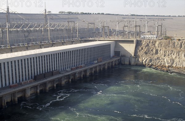 EGYPT, Aswan, Aswan high dam.