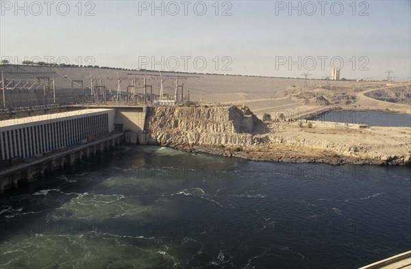EGYPT, Nile Valley, Aswan, The Aswan High Dam.