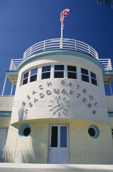 USA, Florida, Miami, Beach Patrol building