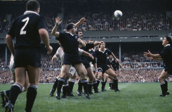 10018322 SPORT Ball Games Rugby All Blacks versus England game