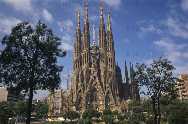 SPAIN, Catalonia, Barcelona , Sagrada Familia