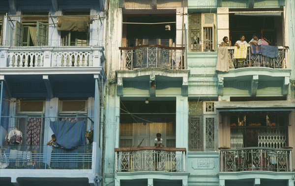 BURMA, General, Ornate balconies at Kyaiktiyo Pagoda Myanmar
