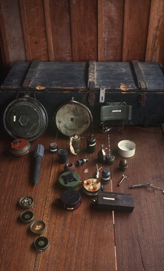 CAMBODIA, Military, Mines and ordnance on display