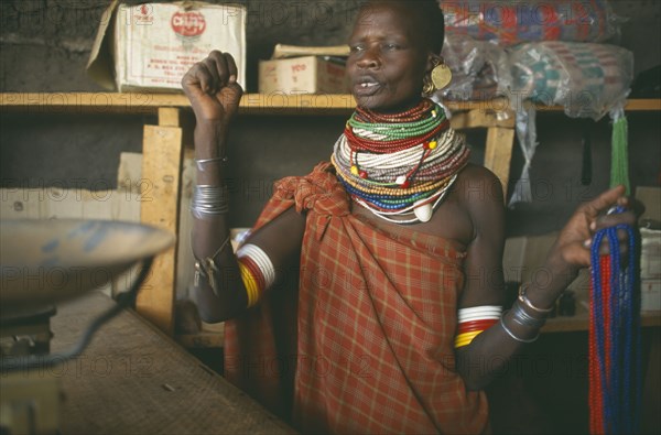 KENYA, Kakuma, Anna Naguie who lives in Kalobeyei a camp for destitute Turkana tribespeople