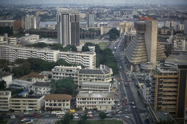 IVORY COAST, Abidjan, View over the modern capital city