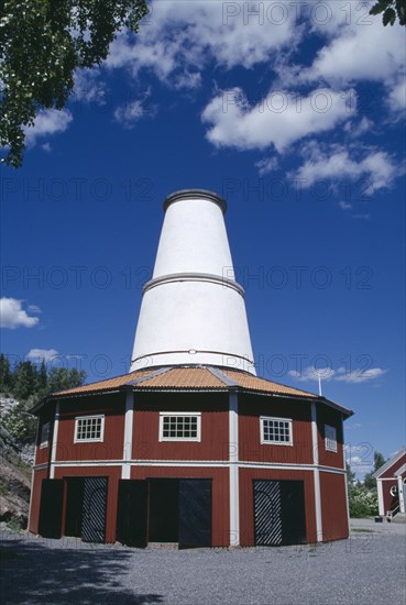 SWEDEN, Baltic, Oaxen Island, Lime kiln