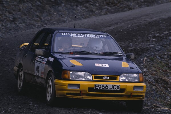 20041951 SPORT Motorsport Rally Ford Sierra competing in Vauxhall Rally of Wales.