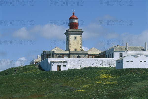 PORTUGAL, Lisboa, Cape Roca, Lighthouse standing at Europes western most point