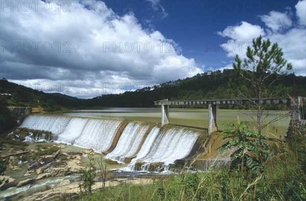 VIETNAM, Dalat, One of the Ankroet Lakes which are part of the hydro electric scheme in the centreal highlands