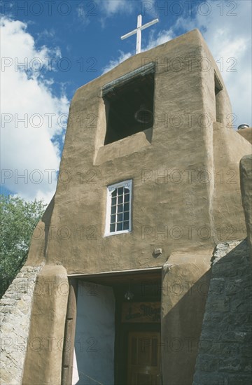 USA, New Mexico, Santa Fe, San Miguel mission oldest church in north America