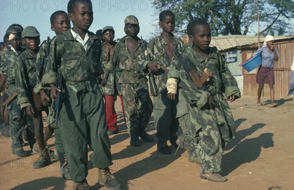 ANGOLA, Conflict, Child soldiers