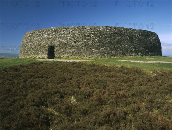 IRELAND, County Donegal, Grianan of Aileach, Circular fort believed to have been originally built as a pagan temple circa 5th century BC