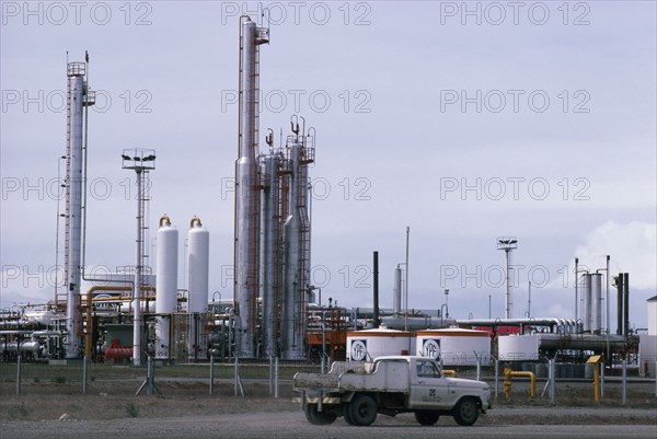 ARGENTINA, Industry, Oil refinery in the extreme south east of the country.