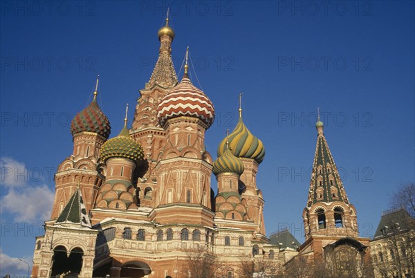 RUSSIA, Moscow, St Basils Cathedral in Red Square.