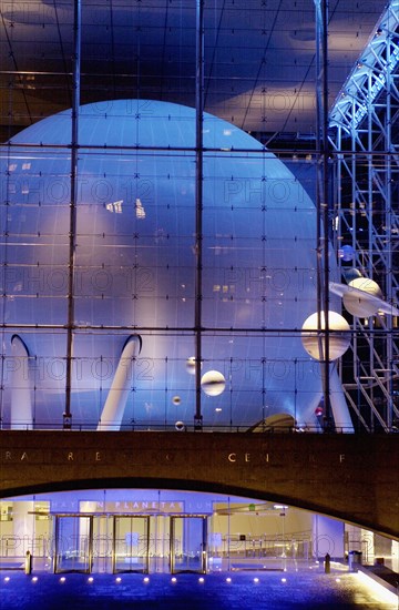 USA, New York State, New York City, Rose Centre. American Museum of Natural History. Hayden Planetarium